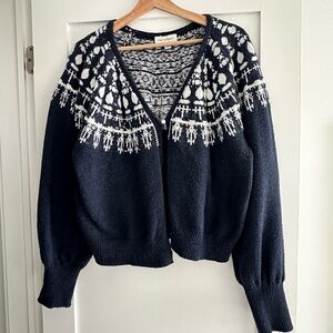 Christmas knit cardigan